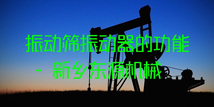 振動篩振動器的功能 - 新鄉(xiāng)東源機械