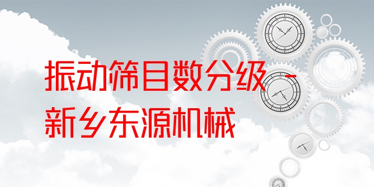 振動(dòng)篩目數(shù)分級(jí) - 新鄉(xiāng)東源機(jī)械