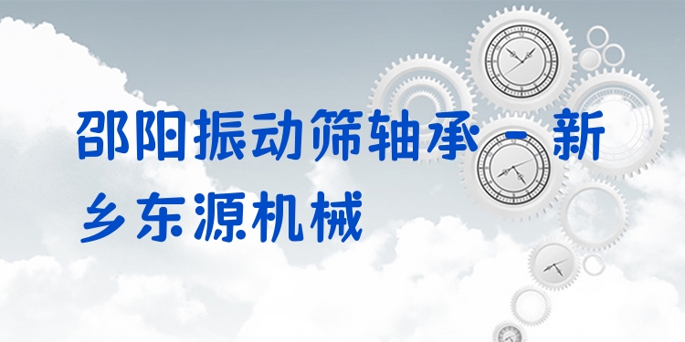 邵陽振動篩軸承 - 新鄉(xiāng)東源機(jī)械