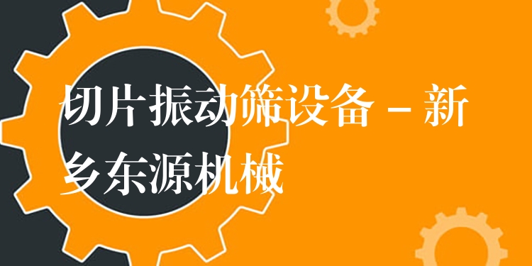 切片振動篩設(shè)備 - 新鄉(xiāng)東源機械