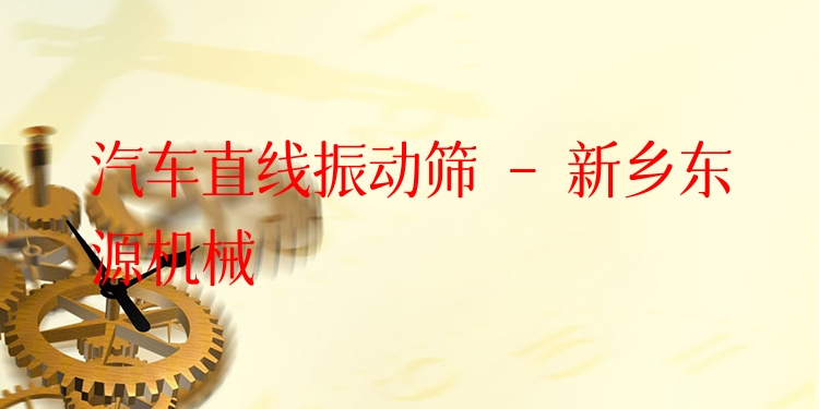 汽車直線振動篩 - 新鄉(xiāng)東源機(jī)械